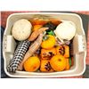 Image 1 : HALLOWEEN DECORTATIONS IN LARGE TOTE BIN