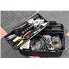 Image 1 : AUDIO WIRING AND ASSORTED TOOLS IN TOOL BOX