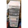 Image 1 : SCRAPBOOKING/CRAFTING SUPPLIES IN STORAGE CART