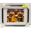 Image 1 : FRAMED KOBE BRYANT PHOTO