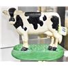 Image 1 : ANTIQUE HUBLEY CAST HOLSTEIN DAIRY COW DOORSTOP