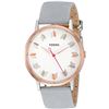 Image 1 : NEW FOSSIL WHITE DIAL LIGHT GREY STRAP MSRP $199