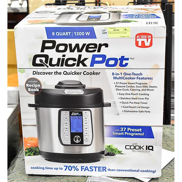 NEW POWER QUICK POT 8 QUART 1300W