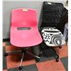 Image 1 : OFFICE CHAIRS- WHEELED- LOT OF 2