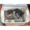 Image 1 : HEAVY DUTY WIRE/CABLE- LARGE BIN LOT ASSORTED