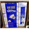 Image 1 : BOX LOT OF BRAND NAME FACIAL TISSUE