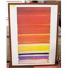 Image 1 : FRAMED ABSTRACT 35.5" X 50"