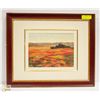 Image 1 : "PRAIRIE LANDSCAPE" CANADIAN SCHOOL, SIGNED BY A