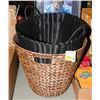 Image 1 : TWO NEW BASKETS INCLUDING WICKER