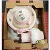 VINTAGE CERAMIC WASH BOWL SET