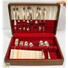 Image 2 : VINTAGE 41 PC CUTLERY SET WM