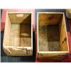 Image 2 : TWO OLD WOODEN CRATES