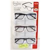 Image 1 : FOSTER GRANT READING GLASSES 3 PACK +3.00