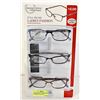 Image 1 : FOSTER GRANT LADIES READING GLASSES 3 PACK +3.00