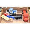 Image 1 : SOLID WOOD TRAIN AND TRUCKS BOX LOT