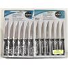 Image 1 : LOT OF 2 BRAND NEW 12 PC LIKEWISE STEAK KNIFE SETS