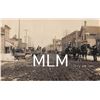 Image 1 : Main Street & Horse Drawn Wagons Chetek, Wisconsin 1909 Photo Postcard