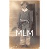 Image 1 : Cowboy with Pistol in hand Photo Postcard