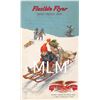 Image 1 : Flexible Flyer Safest, Fastest, Best Children Sleigh Riding Advertising Postcard