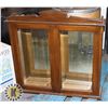 Image 1 : 33.5" BY 32" BY 8" DISPLAY CABINET