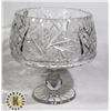 Image 1 : BOHEMIA CRYSTAL GLASSWARE- GLASS BOWL& CAKE STAND