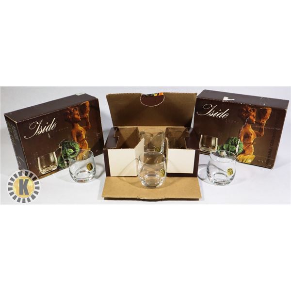 3 PACKS OF 6 BOHEMIA 60ML SHOT GLASS