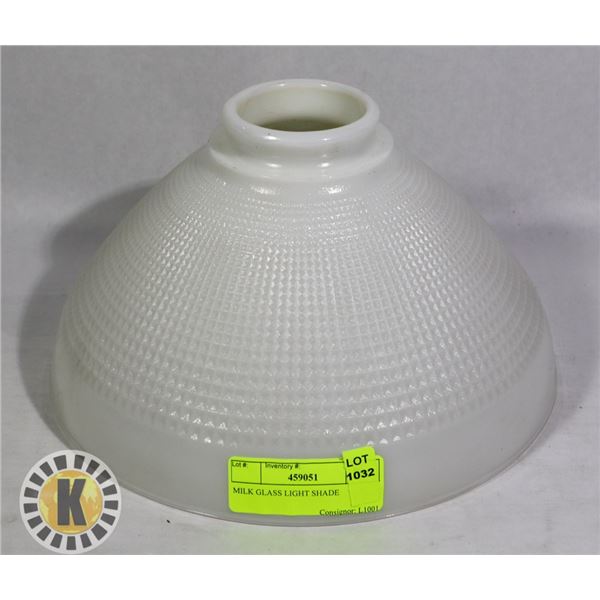 MILK GLASS LIGHT SHADE