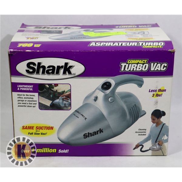 SHARK COMPACT TURBO VAC