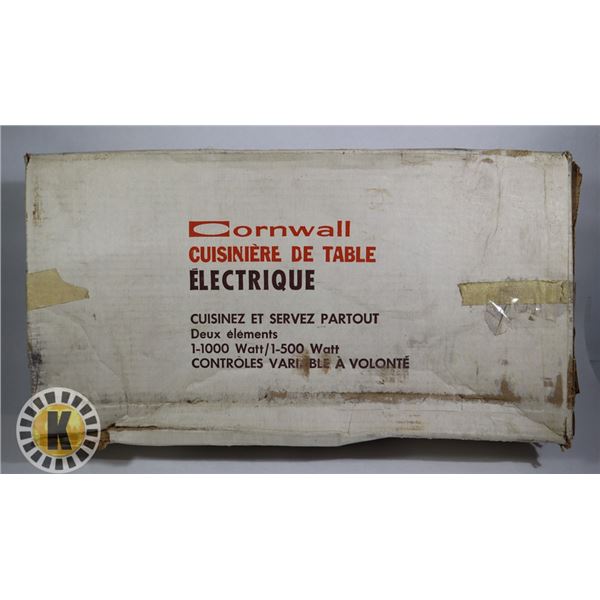 CORNWALL ELECTRIC TABLE RANGE