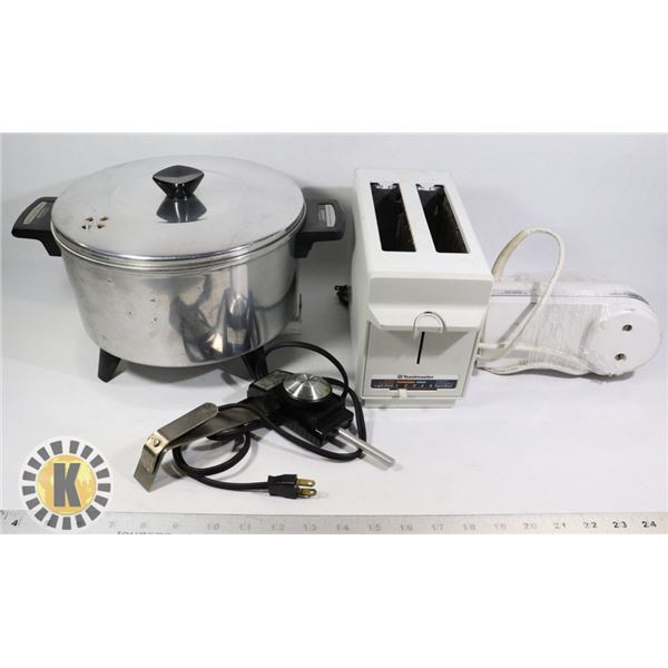 SUNBEAM COOKER DEEP FRYER& KITCHENAID MIXER+TOASTER