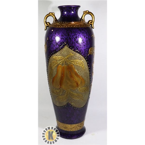 DECORATIVE VASE- PURPLE 24"
