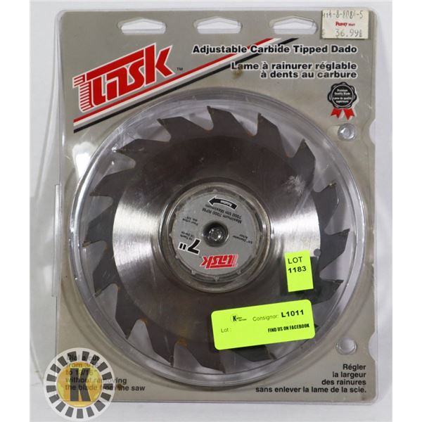 TASK ADJUSTABLE CARBIDE TIPPED DADO
