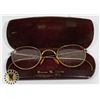 Image 1 : 1 PAIR ANTIQUE PRESCRIPTION EYEGLASSES