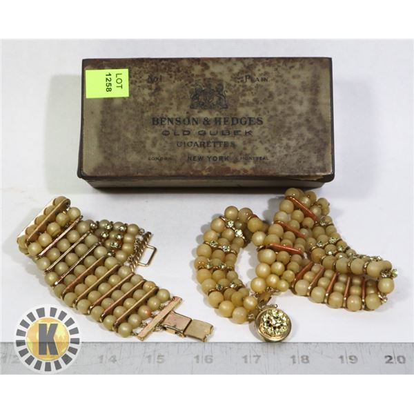 VINTAGE STYLE BROOCH RHINESTONE FLOWER