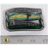 Image 1 : BERGAMOT USS ARIZONA PEARL HARBOR BELT BUCKLE