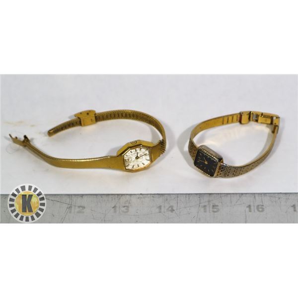 PAIR OF LADIES VINTAGE CARDINAL AND TIMEX WATCHES