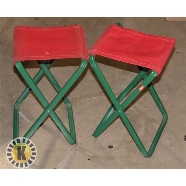 VINTAGE COLEMAN FOLDING SEATS