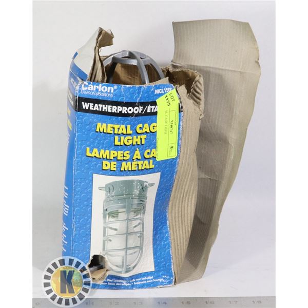 1 METAL CAGE LIGHT