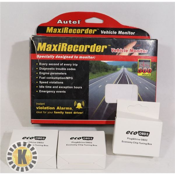 MAXIRECORDER VEHICLE MONITOR & ECO OBD2