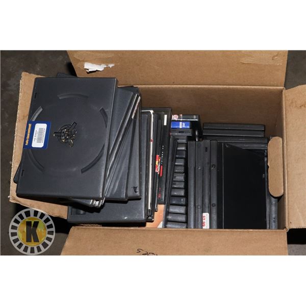 BOX OF CD CASES