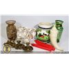Image 2 : ESTATE BOX OF HOME DECOR- JARS, SHELLS & MORE