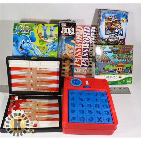 ESTATE BAG OF ASSORTED BOARD GAMES