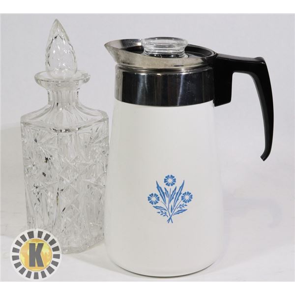 PINWHEEL CRYSTAL DECANTER SOLD WITH