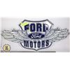 Image 1 : LARGE FORD TIN SIGN - 32 INCHES X 15.5 INCHES