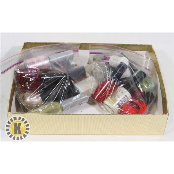 2 BAGS OF NAIL POLISH