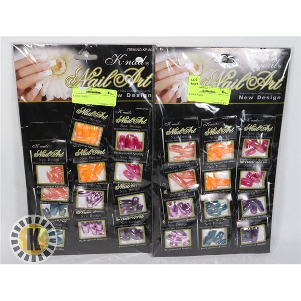 TWO PACKS OF K.NAIL NAIL ART