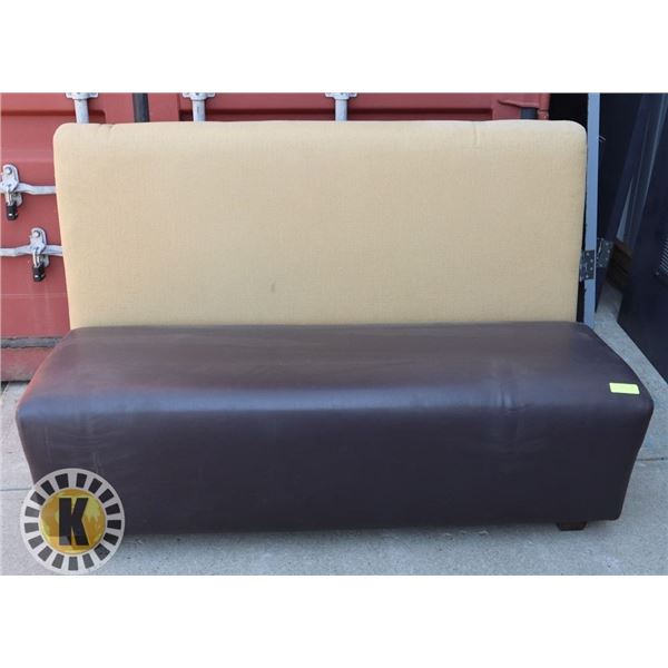 MODULAR BOOTH SEAT 54" BY 27" BY 37"