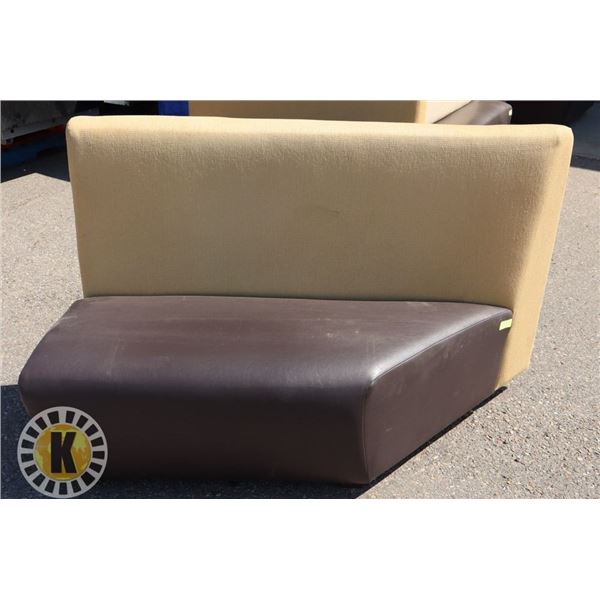 MODULAR BOOTH SEAT 54" BY 27" BY 37"