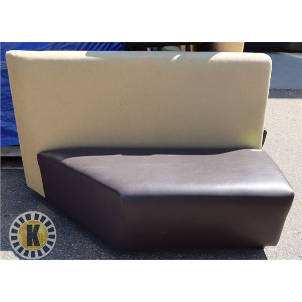 MODULAR BOOTH SEAT 54" BY 27" BY 37"