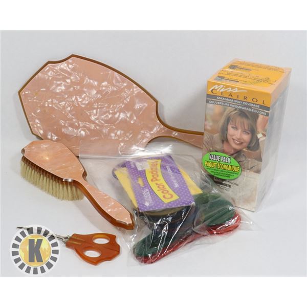 FLAT OF ASSORTED BEAUTY ITEMS INCLUDING